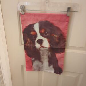 Cavalier King Charles Spaniel garden flag